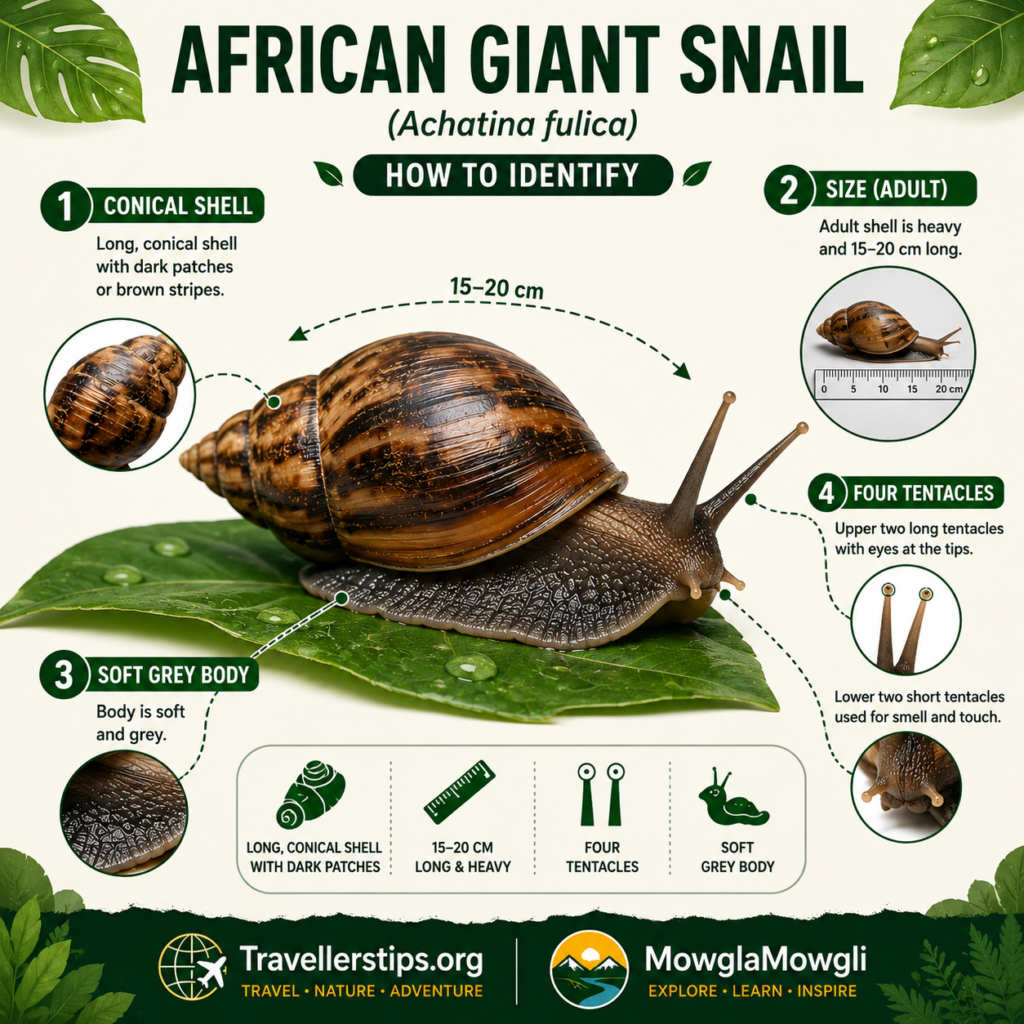 How to Identify African Giant snail