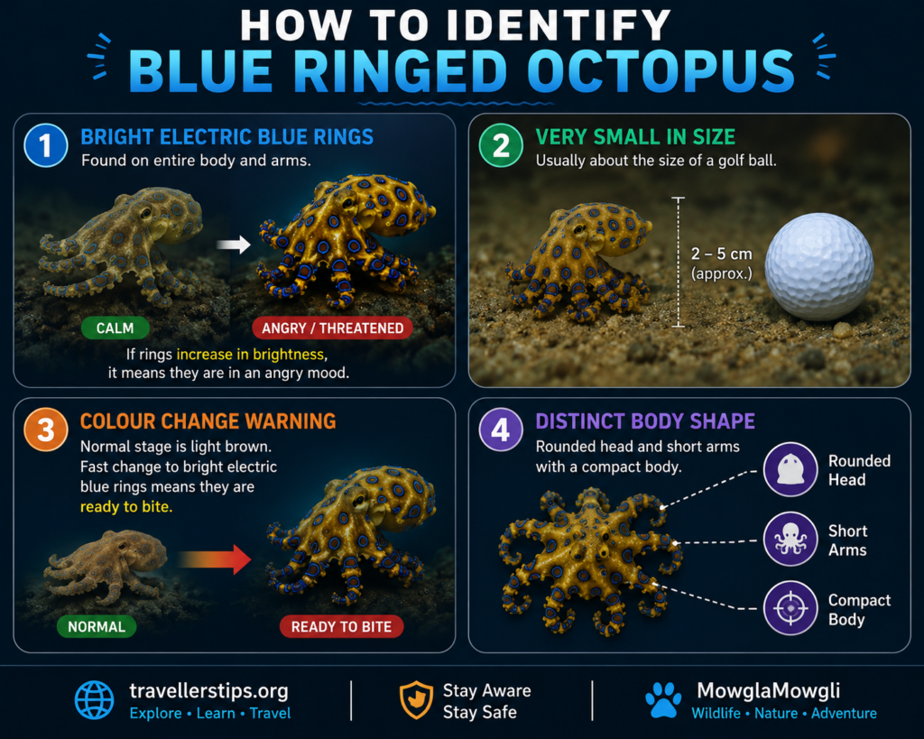 How to Identify Blue Ringed Octopus