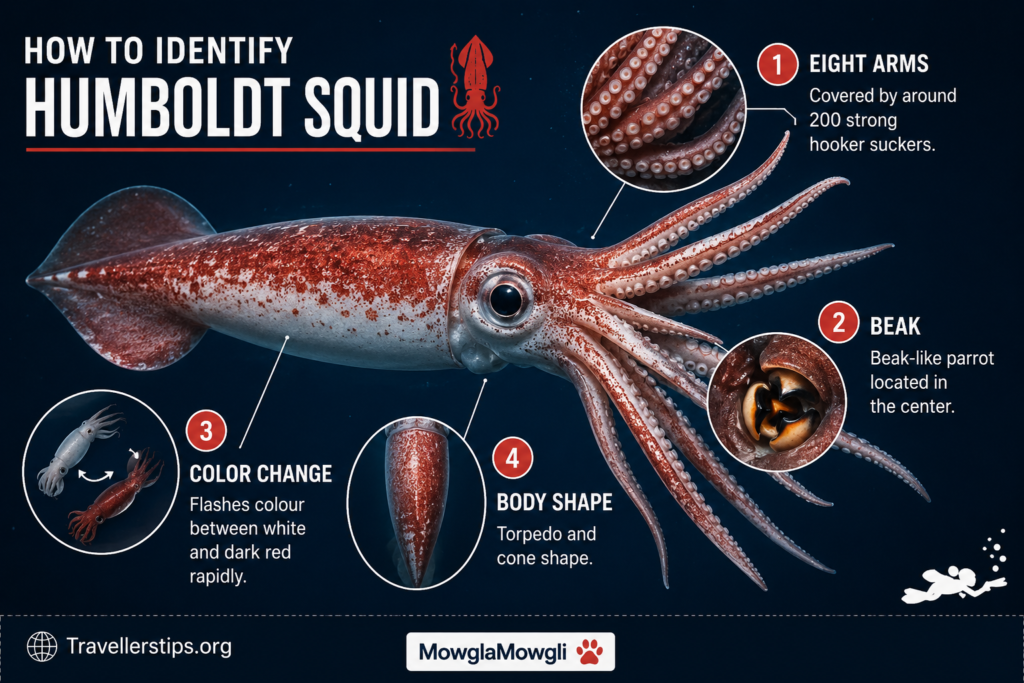 Identify of Humboldt Squid