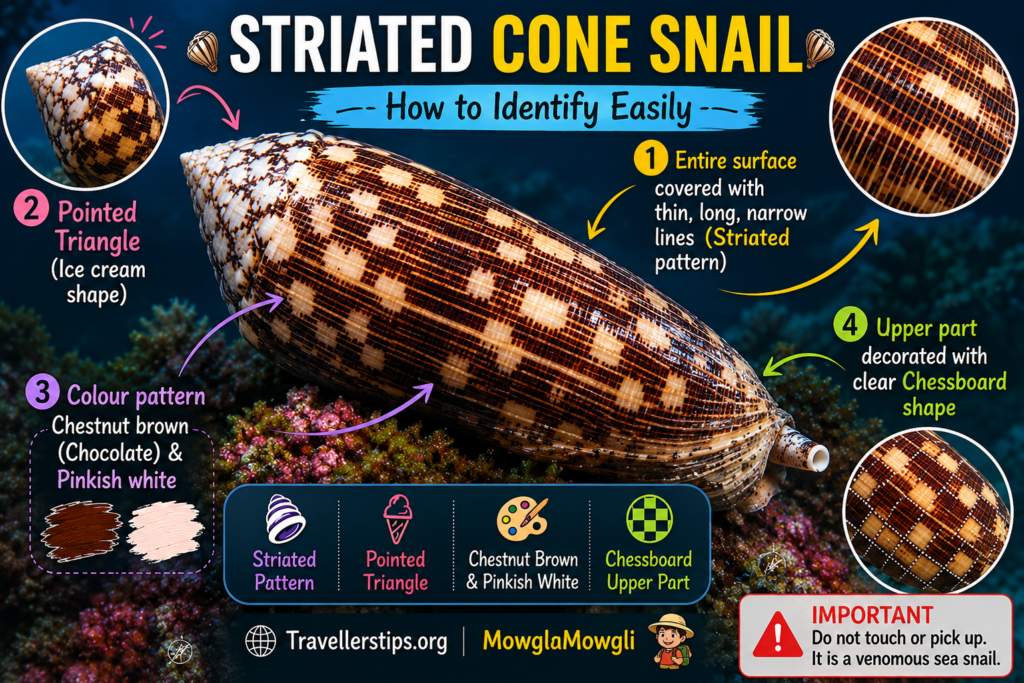 Identification of Striated cone snail