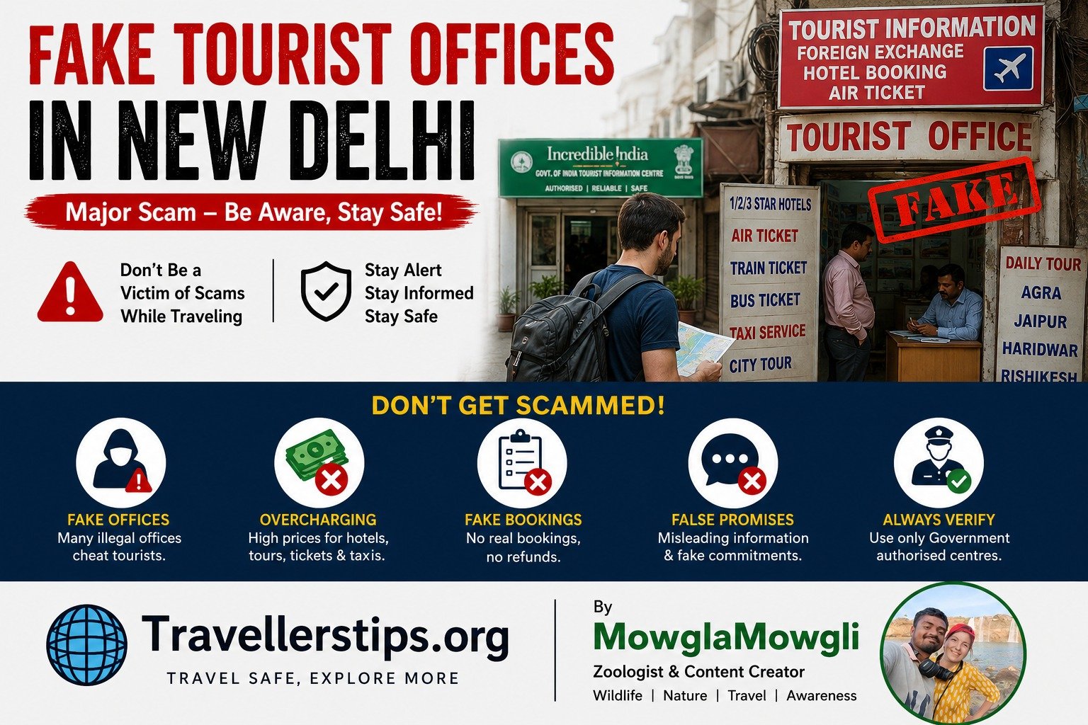 Major Scams In Delhi based on Tourists